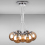 Зображення Люстра підвісна Levistella 756PR150F-7 CR+BR хром + коричневийИМ Light-Deco