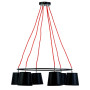Изображение Люстра подвесная Levistella 768V32041-6 BK-GD чернаяИМ Light-Deco1