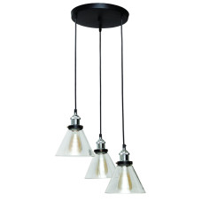 Люстра подвесная Levistella 750MD41098F-3 CL (300) черная