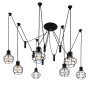 Зображення Люстра-павук підвісна Levistella 7528876-7 BK чорнаИМ Light-Deco