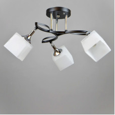 Люстра потолочная Light House NM-17175/3 BK+CH черный + хром