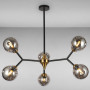 Изображение Люстра молекула подвесная Levistella 7520030-6 BK+BK чернаяИМ Light-Deco