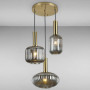 Зображення Люстра підвісна Levistella 9163811-3 BRZ+BK бронза + чорнийИМ Light-Deco