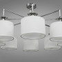 Изображение Люстра потолочная с абажуром Light House DS-18365/8HR хром плафон белый ИМ Light-Deco 3 