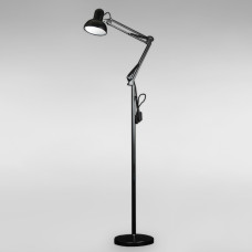 Торшер світильник підлоговий SWT-18412B BK H1800*D280 E27 чорний