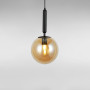Зображення Люстра підвісна Light House LS-17184-1 BK+BR чорна плафон бурштиновий ИМ Light-Deco 1 