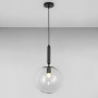 Зображення Люстра підвісна Light House LS-17185-1 BK+CL чорна плафон прозорий ИМ Light-Deco 