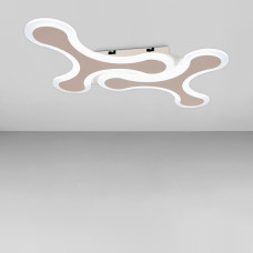 Люстра потолочная светодиодная LED Light House SRS-18424 80W 520*530*50mm белая 