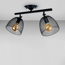 Люстра стельова Light House LS-18455F-2 BK чорна