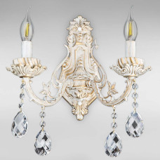 Настінний світильник Бра свічки класичний Light House DL-18471/2W білий із золотом