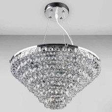 Люстра підвісна кришталева Light House DL-18474/4 хром