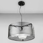 Изображение Люстра подвесная Light House DL-18480/3 черная плафон белый ИМ Light-Deco 