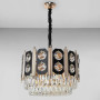 Зображення Люстра підвісна кришталева Light House SRS-18454-12 золото з чорним ИМ Light-Deco 