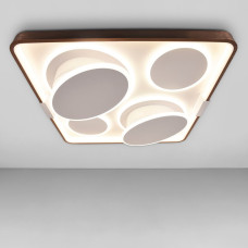 Люстра стельова світлодіодна LED Light House SRS-18458 211W 600*600*H76mm чорна