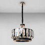 Зображення Люстра підвісна кришталева Light House SRS-18459-6 золото з чорним ИМ Light-Deco 