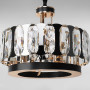 Зображення Люстра підвісна кришталева Light House SRS-18459-6 золото з чорним ИМ Light-Deco 1 