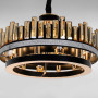 Зображення Люстра підвісна кришталева Light House SRS-18460-12 золото з чорним ИМ Light-Deco 1 