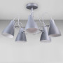 Изображение Люстра потолочная Light House DL-18303/5 серая ИМ Light-Deco 