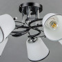 Зображення Люстра стельова Light House DL-18305/5 чорна плафон білий ИМ Light-Deco 1 