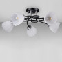 Зображення Люстра стельова Light House DL-18309/5 чорна плафон білий ИМ Light-Deco 