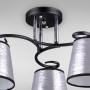 Зображення Люстра стельова Light House DL-18310/3 чорна + хром плафон сірий ИМ Light-Deco 1 