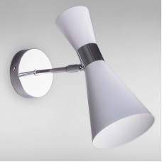Настінний світильник Бра Light House L-18315/1W хром плафон білий
