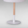 Зображення Настільна лампа з абажуром Light House DL-18319 біла плафон бежевий ИМ Light-Deco 3 