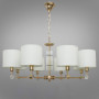 Изображение Люстра подвесная c абажуром Light House DS-18366/8G золото плафон белый  ИМ Light-Deco 1 