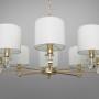 Изображение Люстра подвесная c абажуром Light House DS-18366/8G золото плафон белый  ИМ Light-Deco 2 