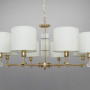 Изображение Люстра подвесная c абажуром Light House DS-18366/8G золото плафон белый  ИМ Light-Deco 3 