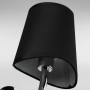 Изображение Настенный светильник Бра с абажуром Light House DL-18373/1W хром плафон черный ИМ Light-Deco 1 