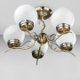 Зображення Люстра стельова Light House DL-18381/5 бронза плафон білий ИМ Light-Deco 