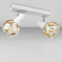 Изображение Люстра потолочная Light House DL-18382/2 белая плафон шампань ИМ Light-Deco 