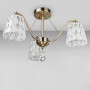Изображение Люстра потолочная Light House DL-18385/3 бронза плафон белый матовый ИМ Light-Deco 
