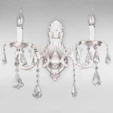 Настінний світильник бра свічки Light House SD-18380/2A SWH W330*L230*H270 E14*2 білий