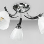 Зображення Люстра стельова Light House DL-18386/3 чорний + хром плафон білий ИМ Light-Deco 1 