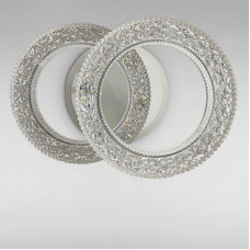 Люстра стельова LED без пульта Light House SC-18197/2C WH+PK/BU/PL 40W+8W Ф260*140 біла