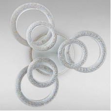 Стельова люстра LED з підсвічуванням Light House SC-18199A/3+3C WH+PK/BU/PL 168W+20W 2.4G Ф700*140 біла