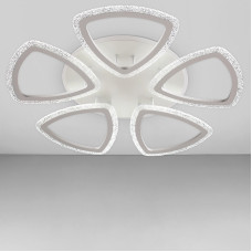 Стельова люстра LED з підсвічуванням Light House SC-18244/5C WH+PK/MIX/BL 130W+26W 2.4G Ф720*80 біла