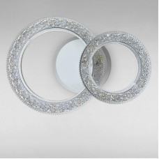 Люстра стельова LED без пульта Light House SC-18245/1+1C WH+PK/BU/PL 56W+10W 420*270*140 біла