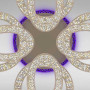Зображення Стельова люстра LED з підсвічуванням Light House SC-18246A/4+4C WH+PK/BU/PL 256W+20W 2.4G Ф760*140 біла ИМ Light-Deco 3 