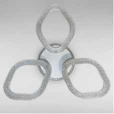 Стельова люстра LED з підсвічуванням Light House SC-18247/3C WH+PK/BU/PL 108W+16W 2.4G Ф680*90 біла