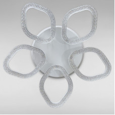 Стельова люстра LED з підсвічуванням Light House SC-18247/5C WH+PK/BU/PL 180W+28W 2.4G Ф780*90 біла