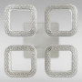 Зображення Стельова люстра LED Light House SC-18201/4C WH 64W 2.4G 350*350*90 біла ИМ Light-Deco 
