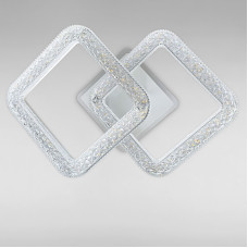 Стельова люстра LED з підсвічуванням без пульта Light House SC-18202/2C WH+PK/BU/PL 72W+12W 460*300*140 біла