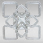 Изображение Потолочная люстра LED Light House SC-18203/4+4C WH 208W 2.4G 590*590*140 белая  ИМ Light-Deco 