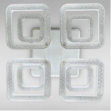 Стельова люстра LED з підсвічуванням Light House SC-18203A/4+4C WH+PK/BU/PL 208W+26W 2.4G 520*520*140 біла