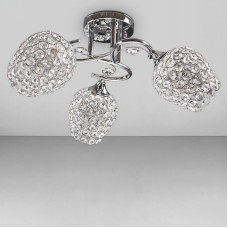 Люстра стельова Light House SC-18252/3 CR 50*50*23 хром