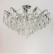 Люстра кришталева стельова Light House SH-18221/5 CR 480*480*430 E14 хром