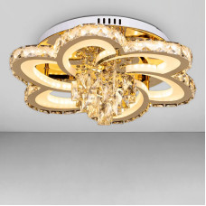 Стельова люстра LED Light House SY-18280 FG DIMMER D480 110W золото